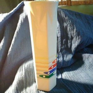 1986 FTD Made in Japan Rainbow Midcentury Style Vase